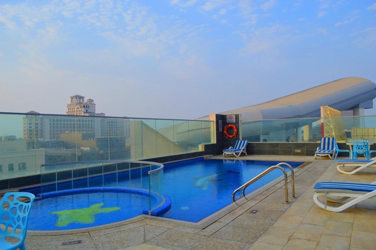 Tulip Al Barsha Hotel Apartment Dubai Exterior foto