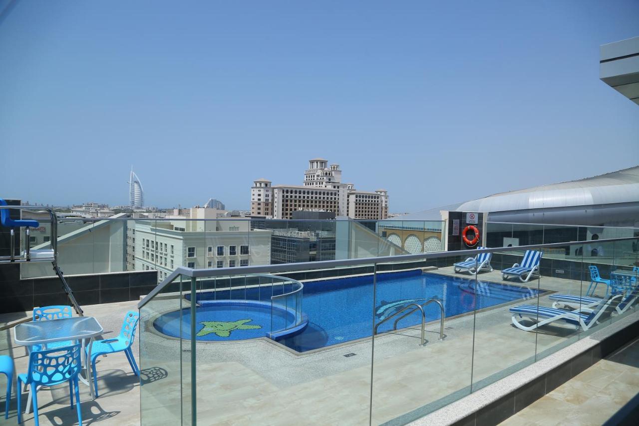 Tulip Al Barsha Hotel Apartment Dubai Exterior foto