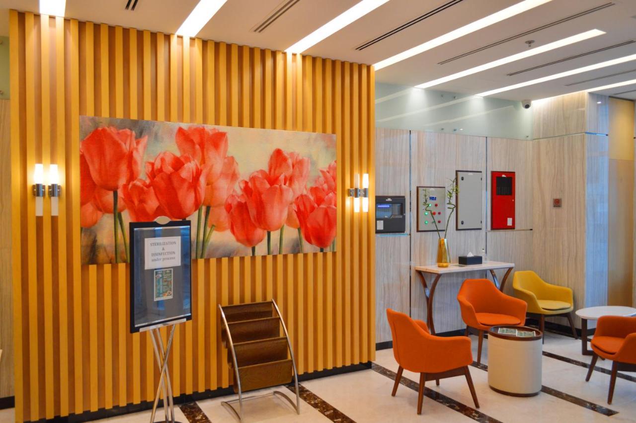 Tulip Al Barsha Hotel Apartment Dubai Exterior foto