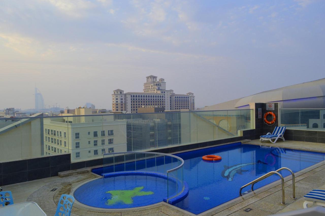 Tulip Al Barsha Hotel Apartment Dubai Exterior foto