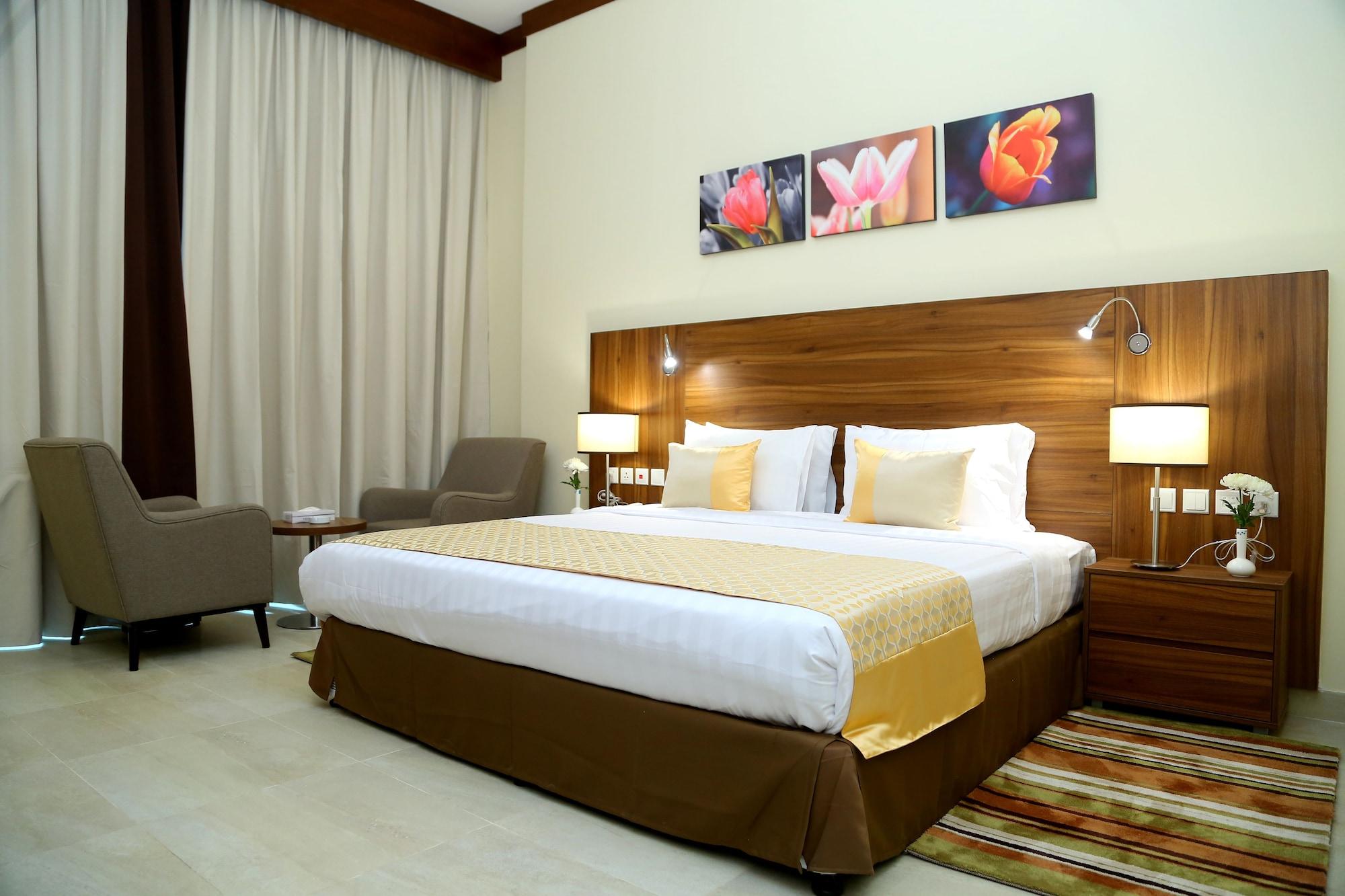 Tulip Al Barsha Hotel Apartment Dubai Exterior foto